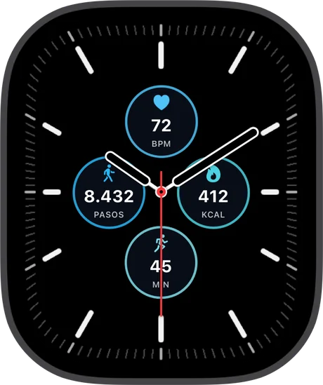 Meridian, an analogue Chronoix watch face